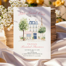 Cafetería parisina con ducha de novia