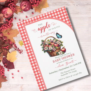Invitación Caída Cosecha Apple de nuestro arco de ducha para
