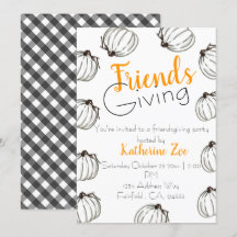 Caída de calabaza blanca Amistad de Acción de Grac