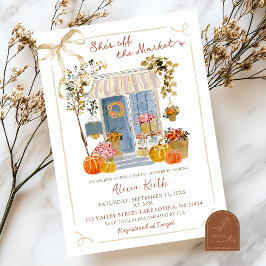 Invitación Caída de la Mano Caída del Otoño Ducha Bridal De C