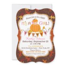 Caída del pequeño Chica de calabaza deja Baby Show