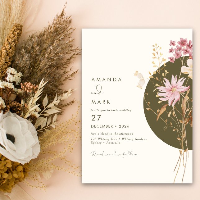 Invitación Caída del Verano de la Primavera de los Flores Sil (Subido por el creador)