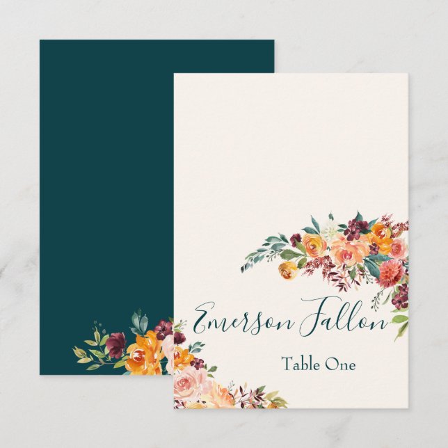 Invitación Caída en amor (Anverso / Reverso)