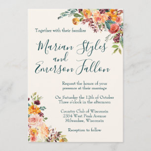 Invitación Caída en amor