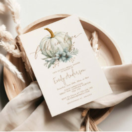 Invitación Caída En Amor Calabaza Floral Ducha De Novias