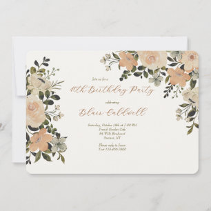 Invitación Caída en el amor 3 Floral