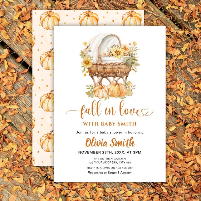 Invitación Caída en el amor Baby Shower neutral (Subido por el creador)