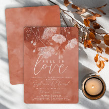 Caída en el amor Cena de ensayo de Terracotta