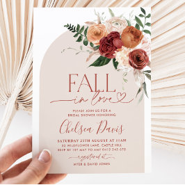 Invitación Caída En El Amor Floral Bridal Shower Arch