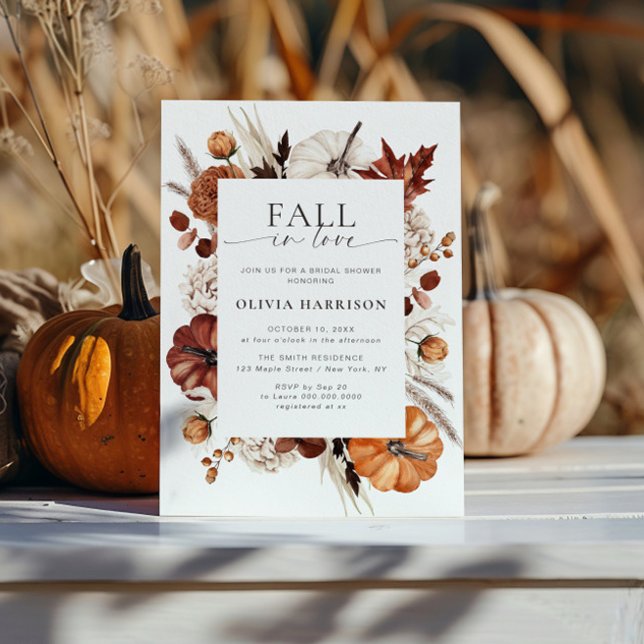 Invitación Caída en el amor Fotograma Neutral de calabaza Duc (Subido por el creador)