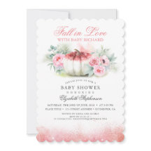 Caída en el amor Rosa de oro Purpurina Calabaza Ba