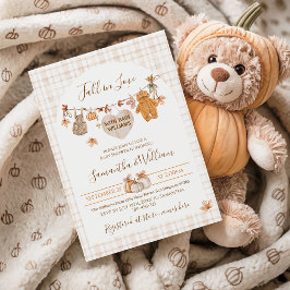Invitación Caída en el amor Rustic Modern Neutral Baby Shower