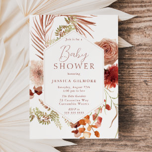 Invitación Caída en otoño de 2014 en Baby Shower