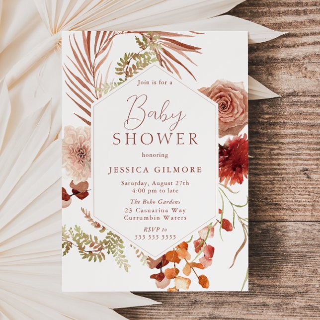 Invitación Caída en otoño de 2014 en Baby Shower (Subido por el creador)