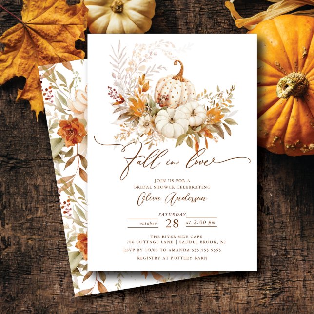 Invitación Caída Encantada En Amor Ducha De Novias (Subido por el creador)