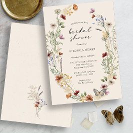 Invitación Caída Floral Bridal Shower