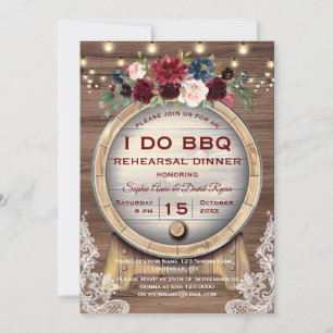 Invitación Caída Floral Wine Barrel Viñero Ensayo Cena