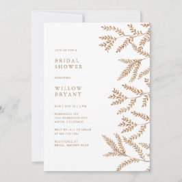 Invitación Caída Watercolor Bridal Shower