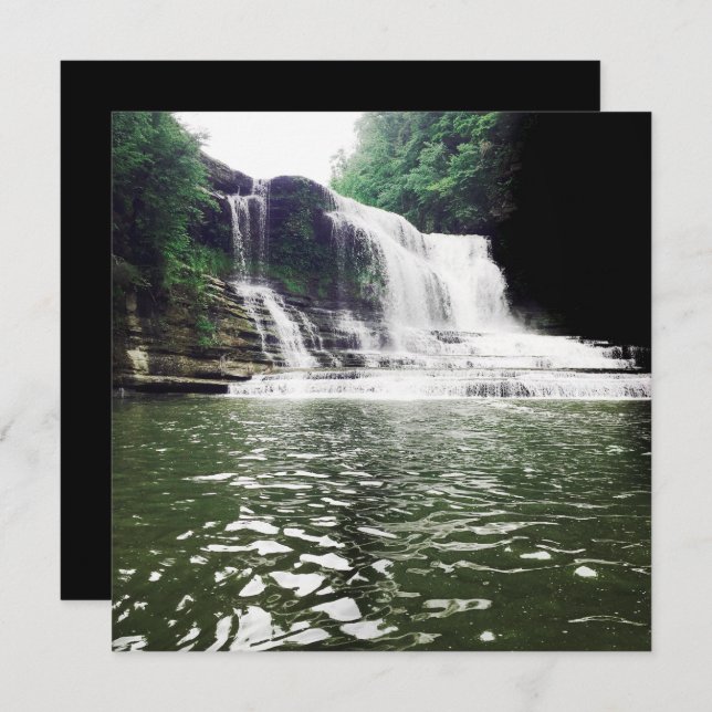 Invitación caídas de los cummins (Anverso / Reverso)