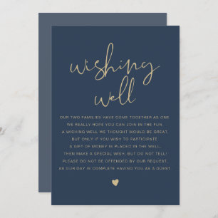 Invitación CAITLIN Rótulo de la Marina moderna y el Oro