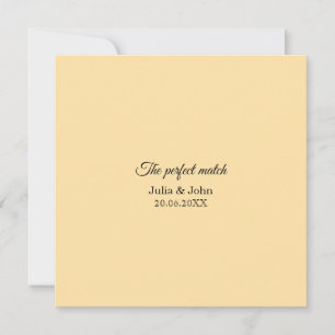Invitación Caja de cerillas para boda Perfect Match – Edición