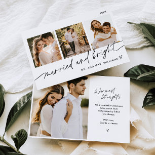 Invitación CAJA DE Festividad CASADA Y Boda Brillante