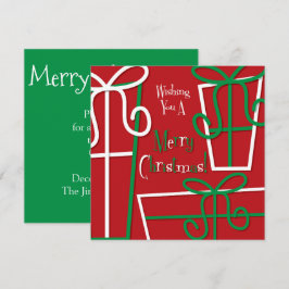 Invitación Caja de regalo divertida