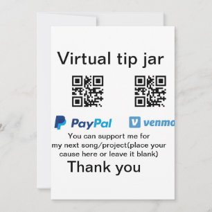 Invitación Caja virtual de ayuda a través de código q donació