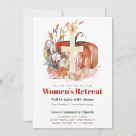 Invitación Calabaza acuática otoño y Ministerio de la Mujer