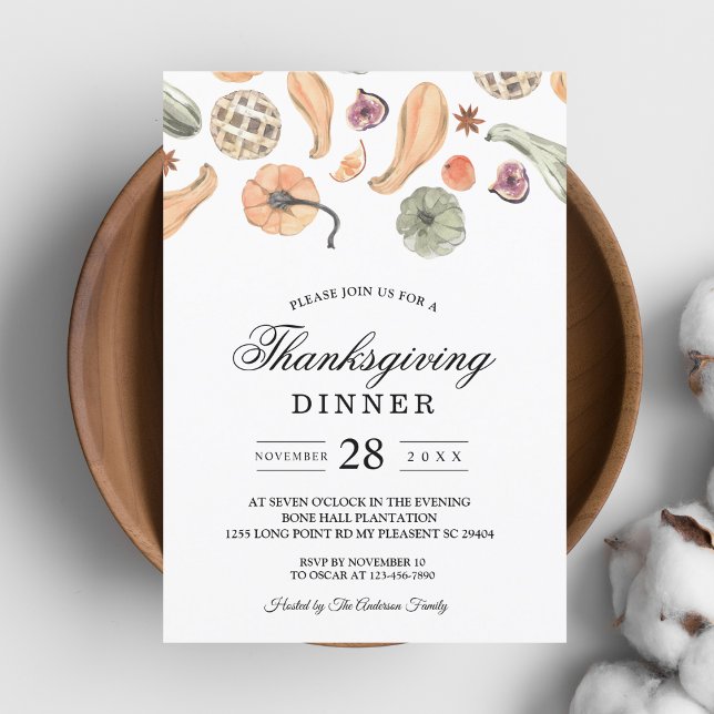 Invitación Calabaza colorida moderna Otoño (Subido por el creador)