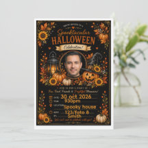 Calabaza De Acuarela Negra Personalizada Halloween