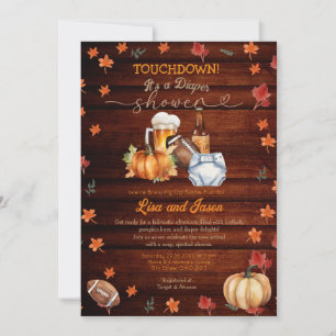 Invitación Calabaza de calabaza de calabaza de calabaza Caída