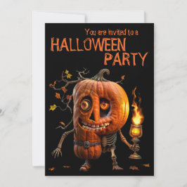 Invitación Calabaza de Halloween