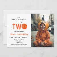 Calabaza de Haloween con foto de niños segundo cum