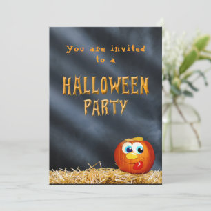 Invitación Calabaza de la fiesta de Halloween