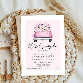 Invitación calabaza dulce caída bebé ducha coqueta de arco ro