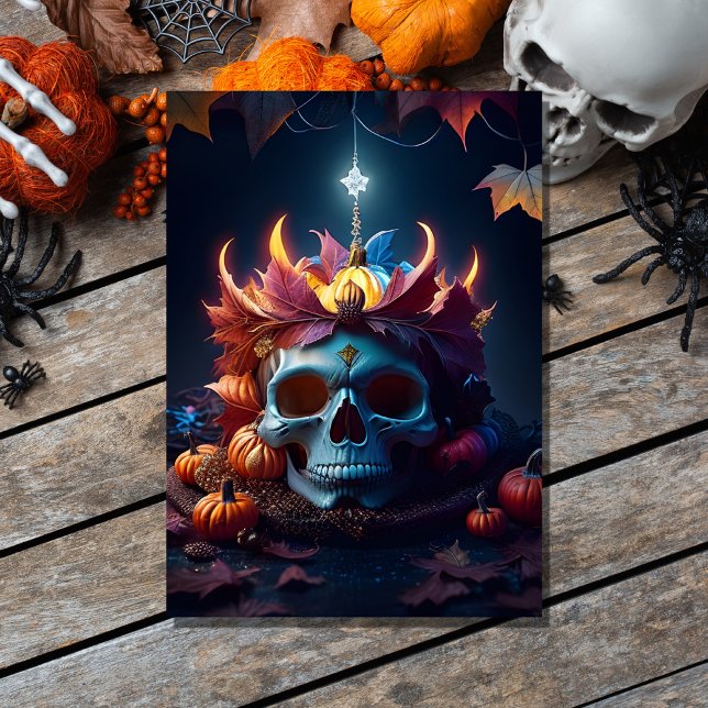 Invitación calabaza gótica vintage y halloween espeluznante (Subido por el creador)