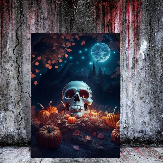Invitación calabaza gótica y halloween espeluznante (Subido por el creador)