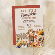 Calabaza Granja Sunflower Cumpleaños