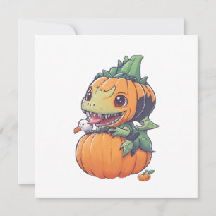 Invitación calabaza loca tratando de comer calabaza loca espe