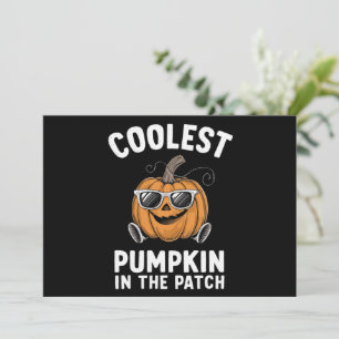 Invitación Calabaza Más Fría En El Parche Halloween