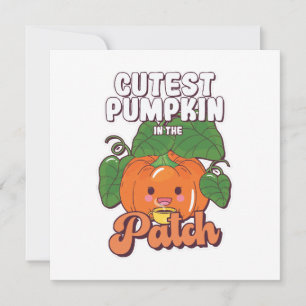 Invitación calabaza más linda del huerto