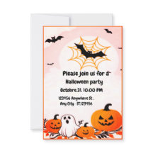 Calabaza moderna de Halloween y Fantasma