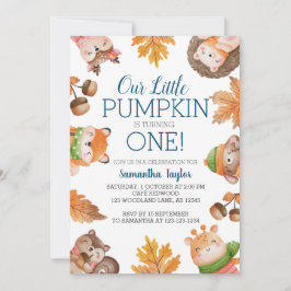 Invitación Calabaza pequeña, uno de vuelta, Invitati de prime