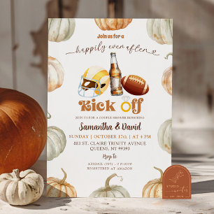 Invitación Calabazas de Fútbol Americano Inauguran la Ducha d