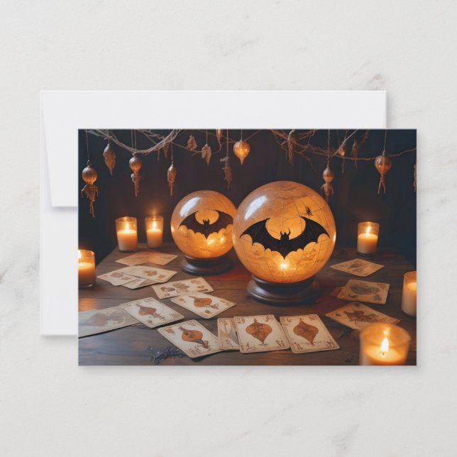 Invitación Calabazas de Halloween batatas Cute Spooky la magi (Anverso)