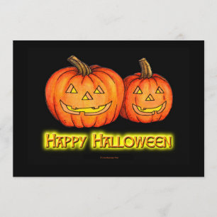 Invitación Calabazas del feliz Halloween