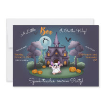 Calabazas fantasma Halloween Baby Shower Invitati
