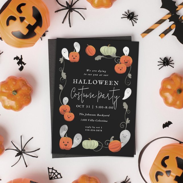 Invitación Calabazas y fiesta de Halloween (Subido por el creador)