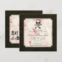 Calavera de Grunge Vintage Cruz de Huesos Sangrien